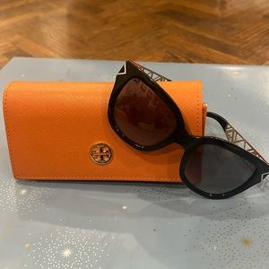 Tory Burch Logo Sunglasses